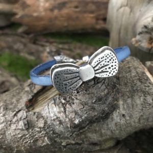bracelet cuir noeud papillon