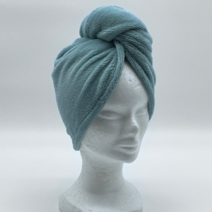 Serviette sèche-cheveux en éponge de bambou – Douceur et efficacité pour vos cheveux