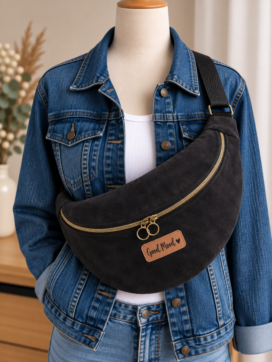 Banane en simili daim personnalisable – Image 3