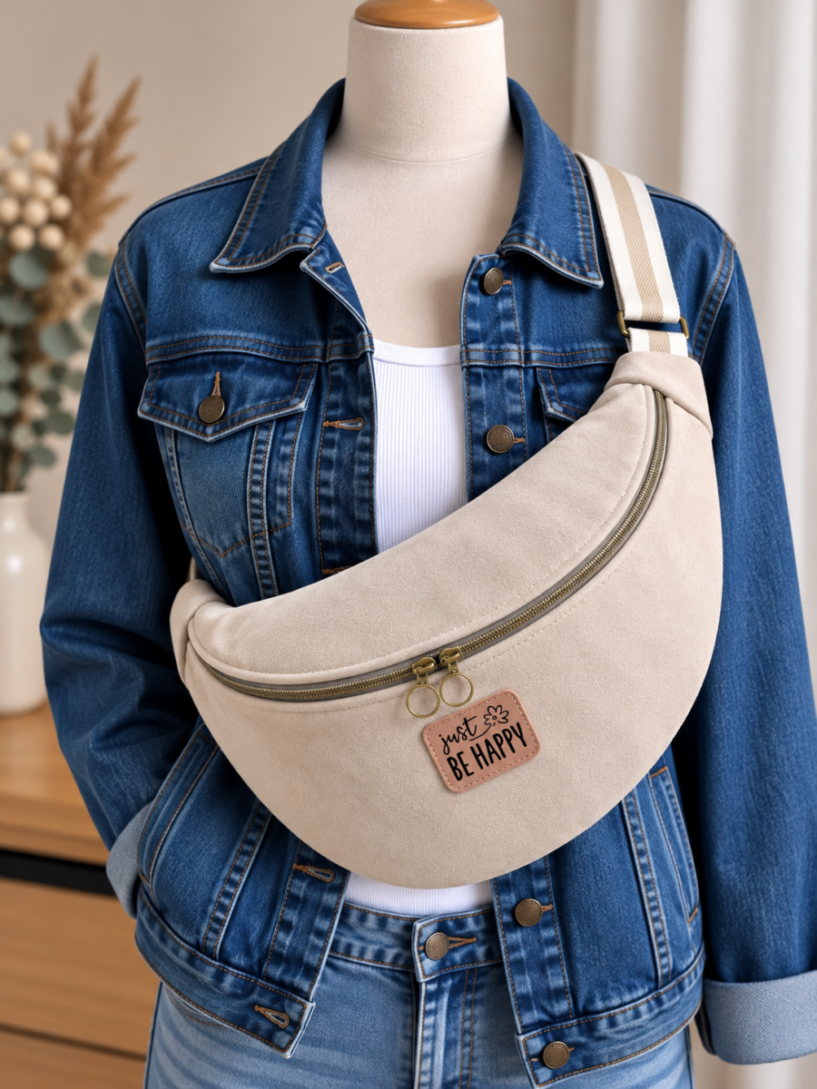 Banane en simili daim personnalisable – Image 5